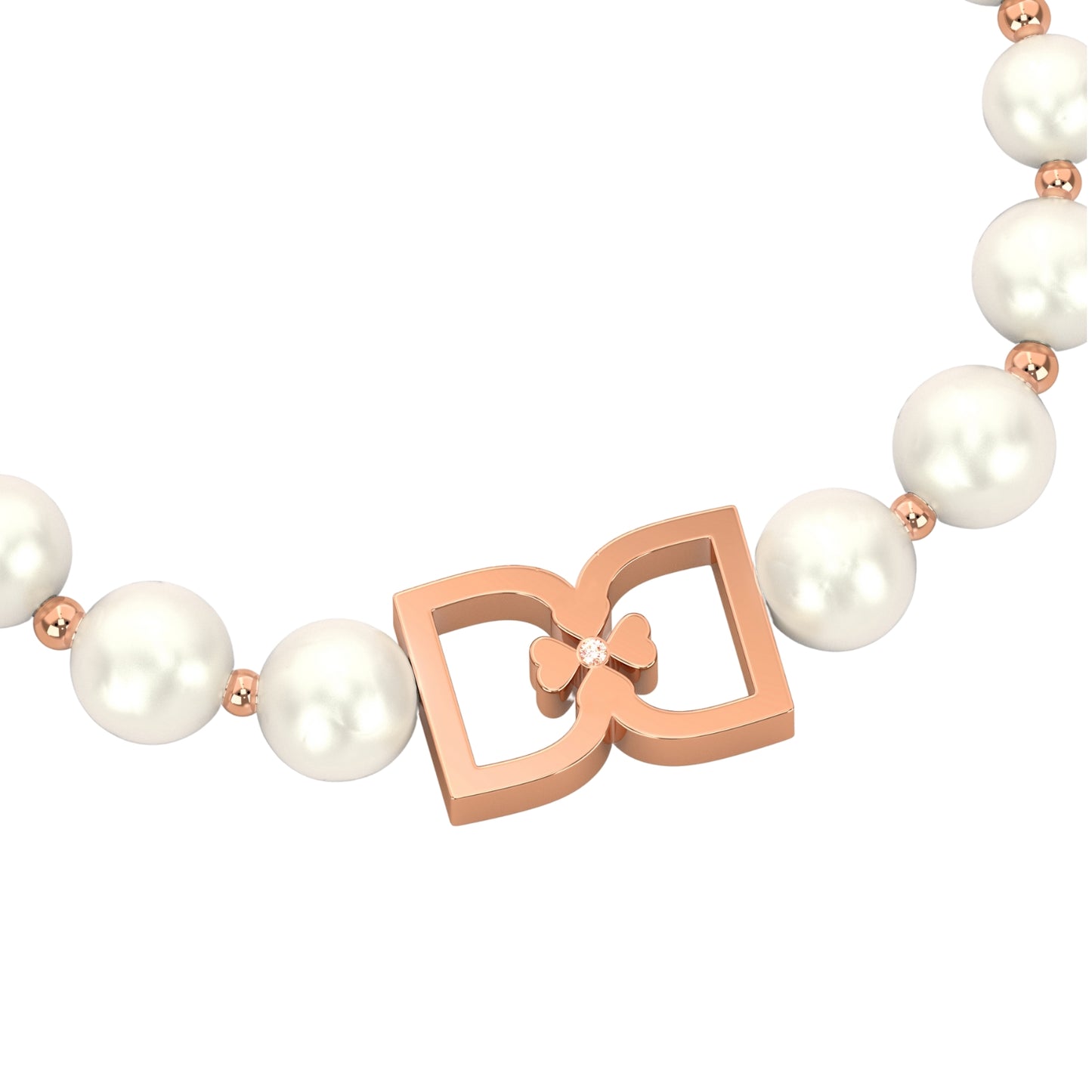 DD Pearl Bracelet - Rose Gold
