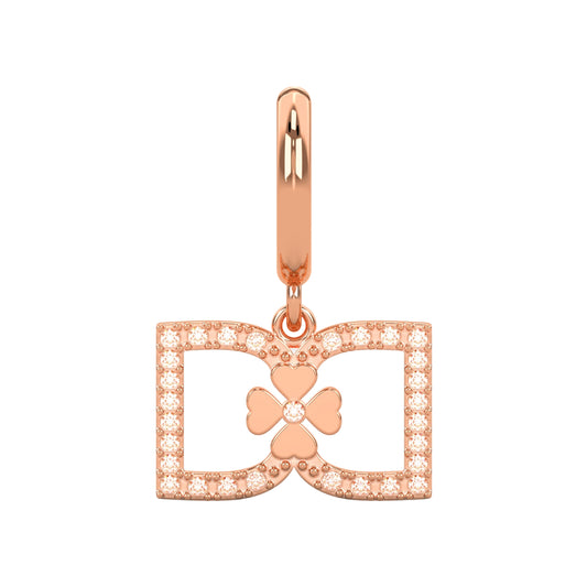 DD Hoops Diamonds - Rose Gold