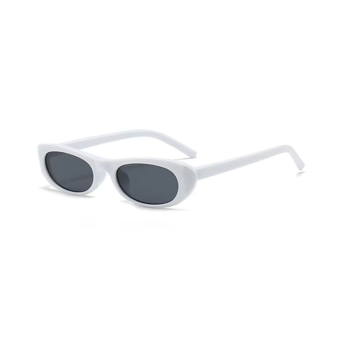 Suki Solbrille - Hvid Sort