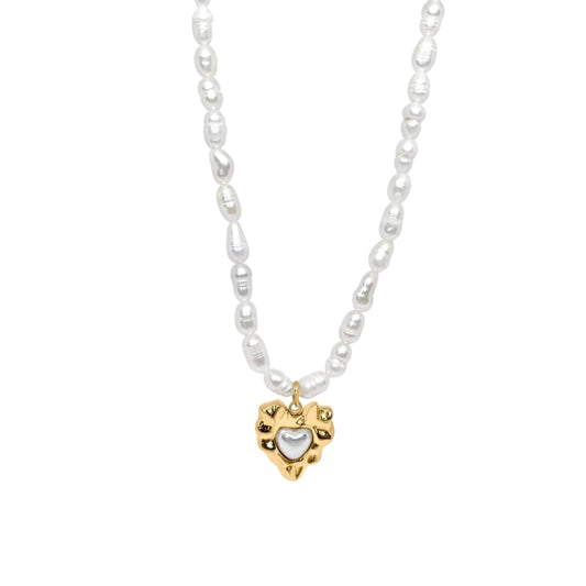Lila Pearl Necklace - Gold