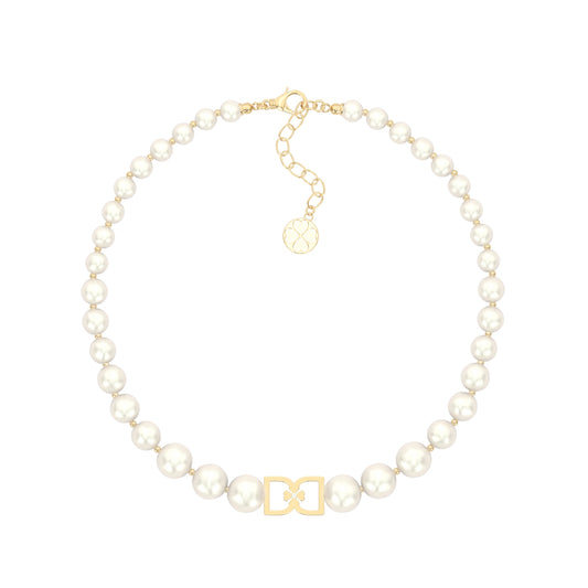 DD Pearl Choker - Gold