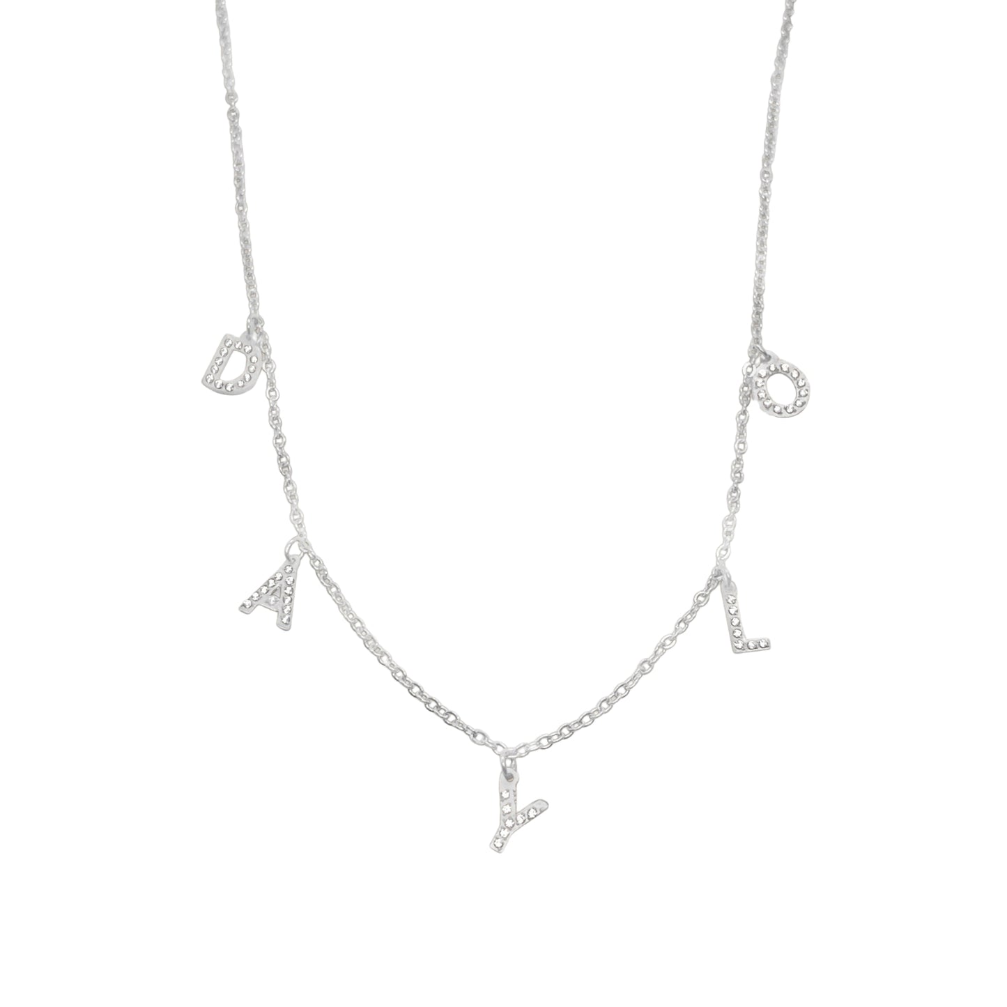 DAYLO Diamond Necklace - Silver