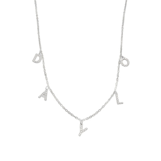 DAYLO Diamond Necklace - Silver