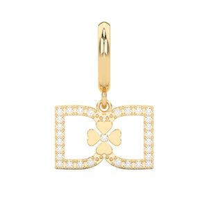 DD Hoops Diamonds - Gold