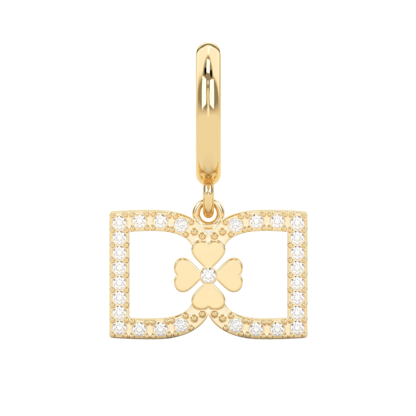 DD Hoops Diamonds - Gold