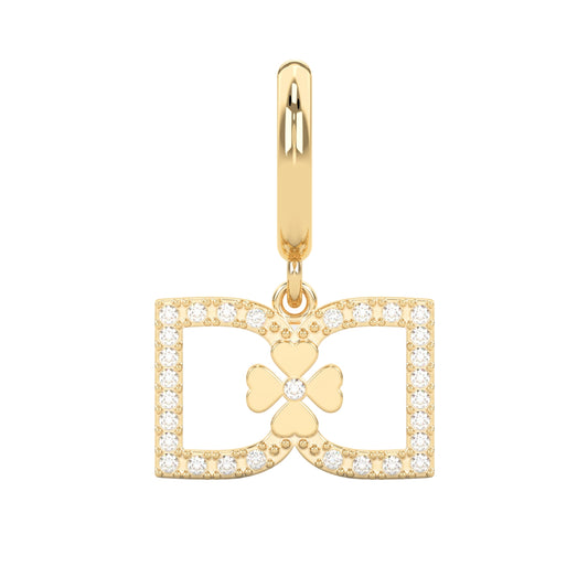 DD Hoops Diamonds - Gold
