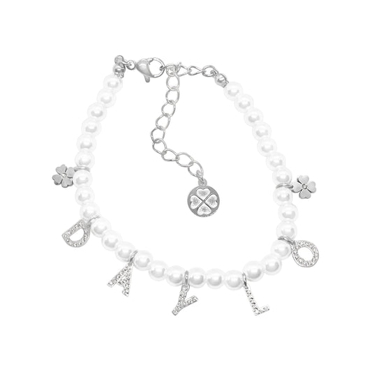 DAYLO Pearl Bracelet - Silver