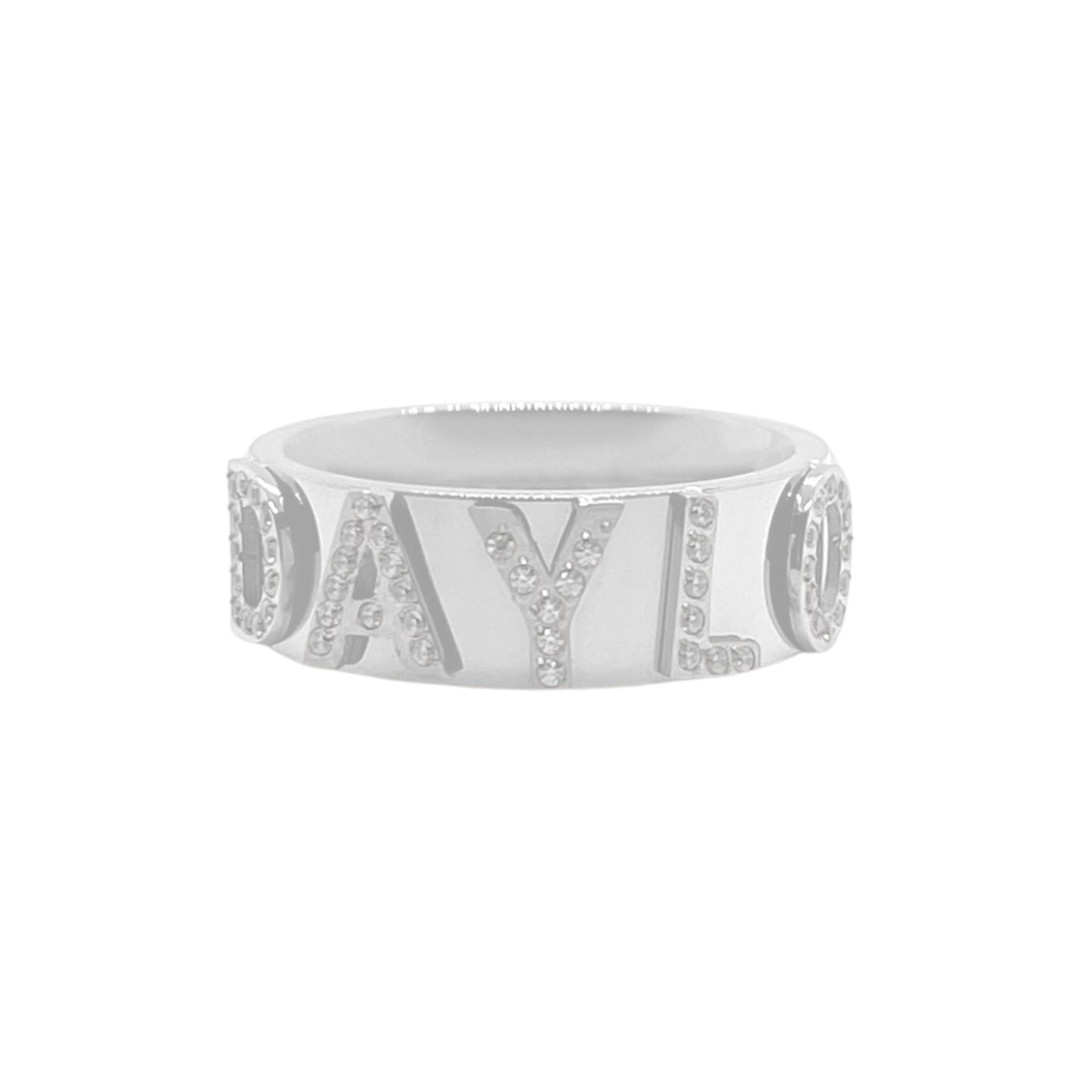 DAYLO Signature Diamond Ring - Silver