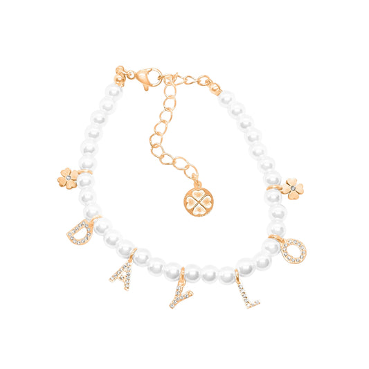 DAYLO Pearl Bracelet - Rose Gold