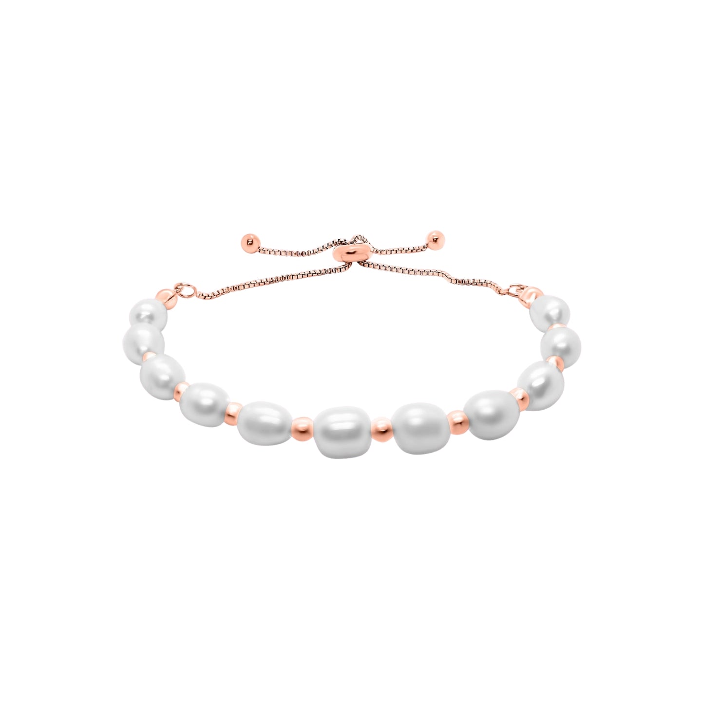 Zoey Pearl Bracelet - Rose Gold
