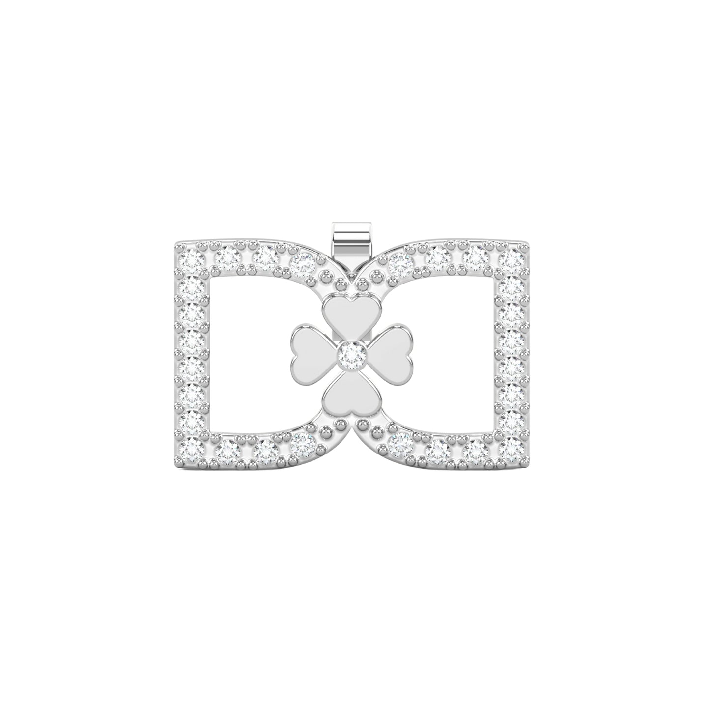 DD Earrings Diamonds - Silver