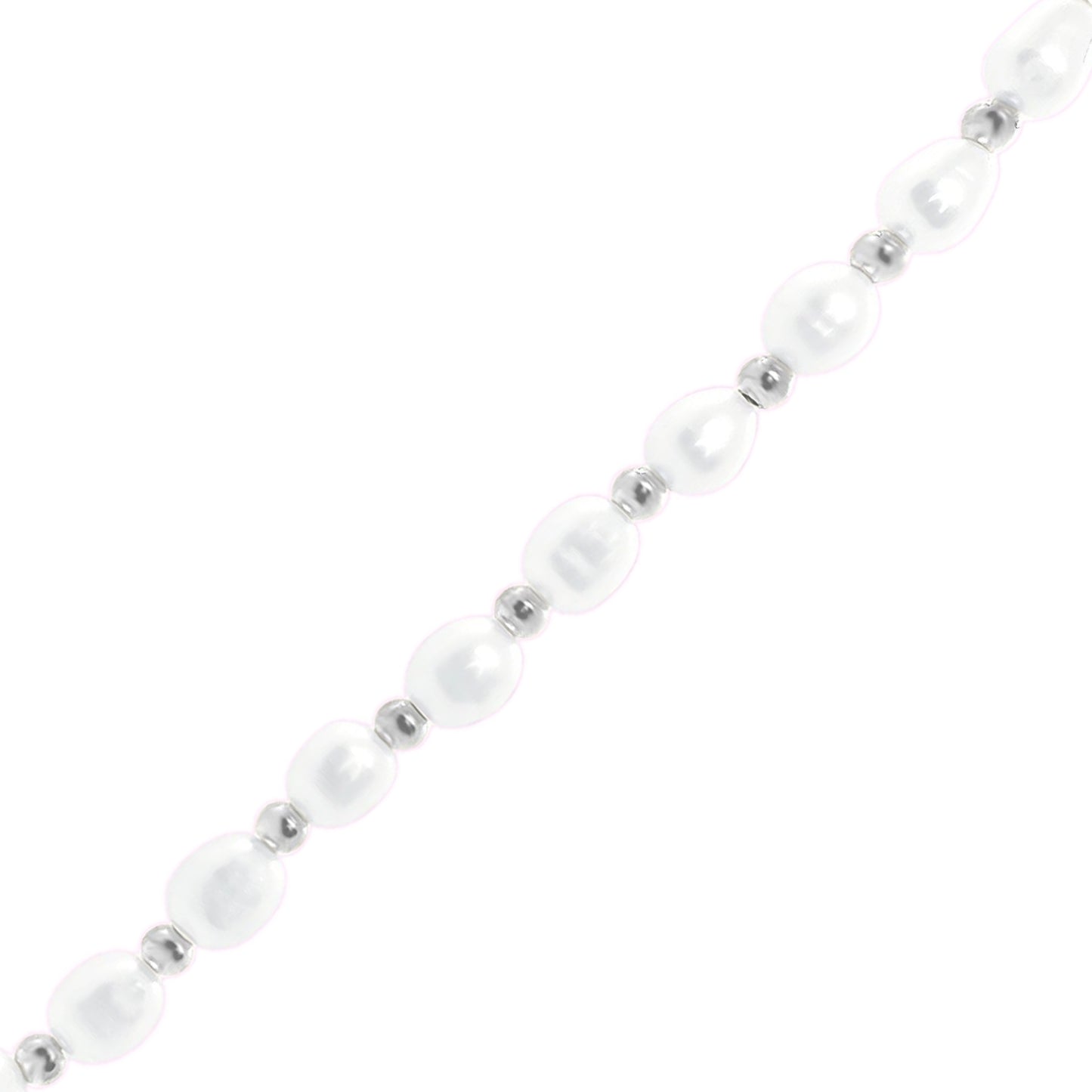 Zoey Pearl Bracelet - Silver