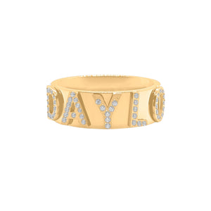 DAYLO Signature Diamond Ring - Gold
