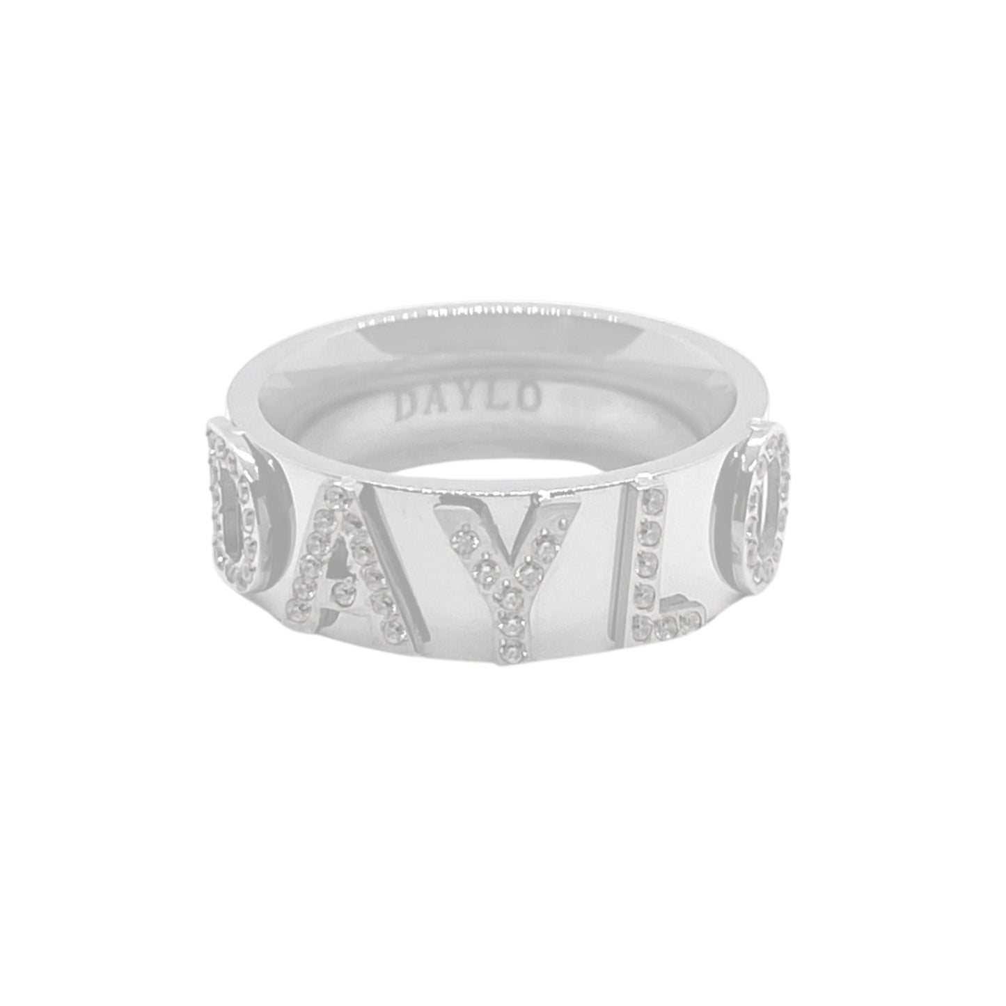 DAYLO Signature Diamond Ring - Silver
