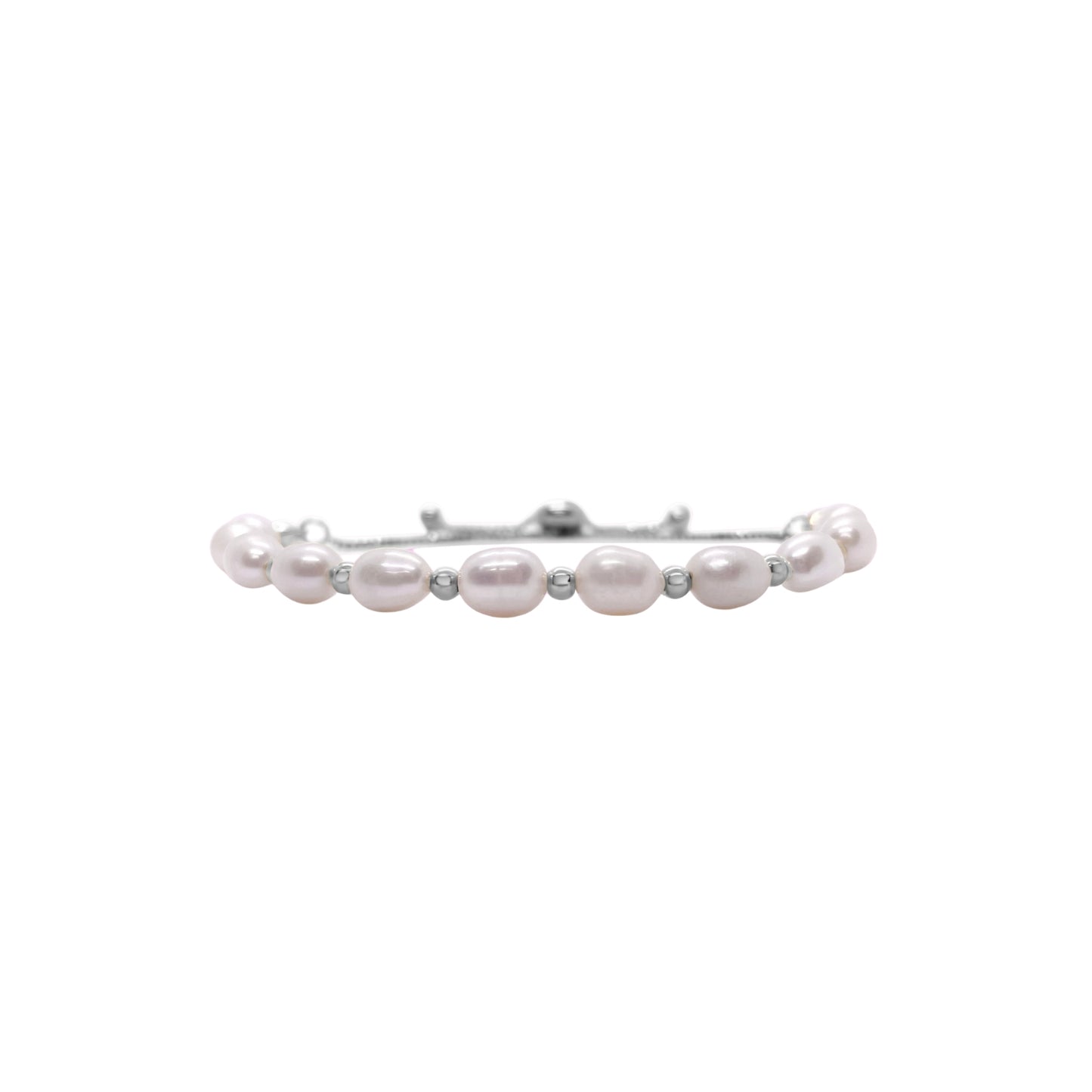 Zoey Pearl Bracelet - Silver