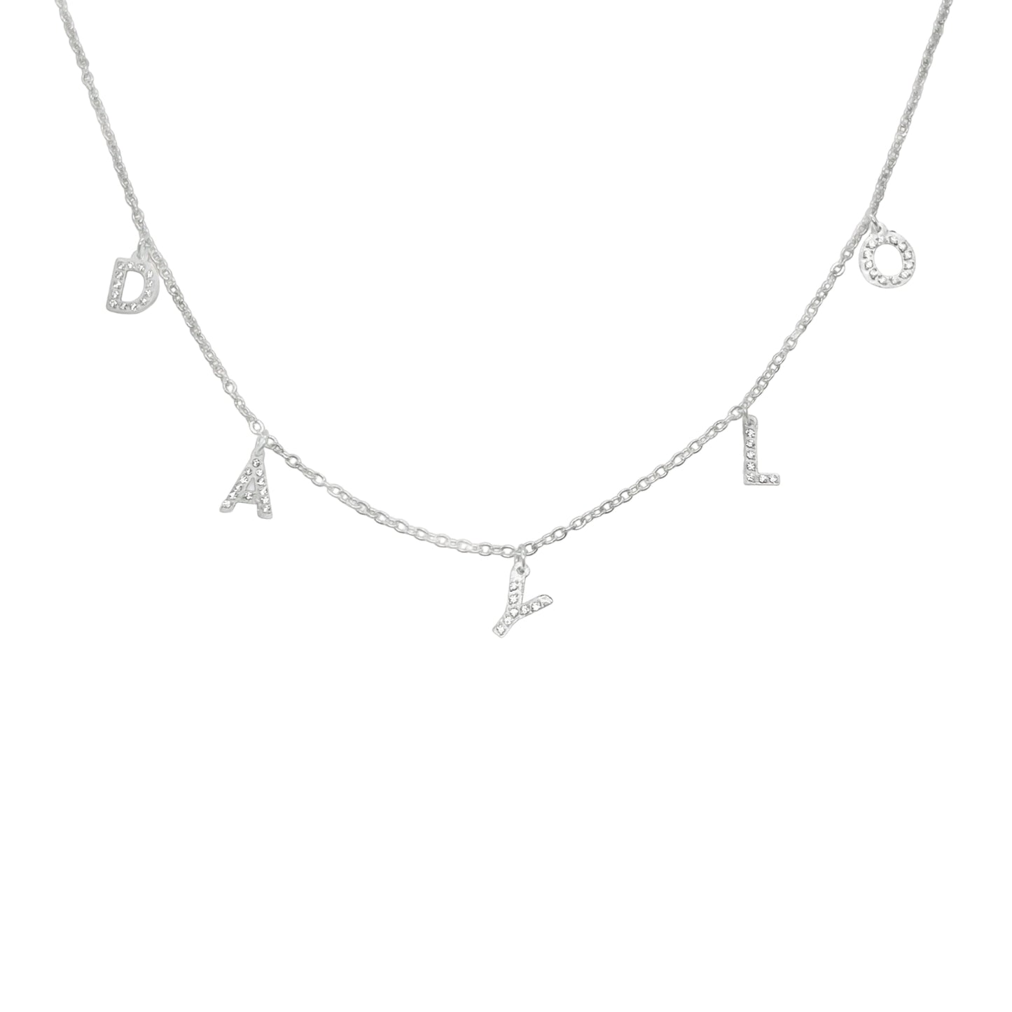 DAYLO Diamond Necklace - Silver