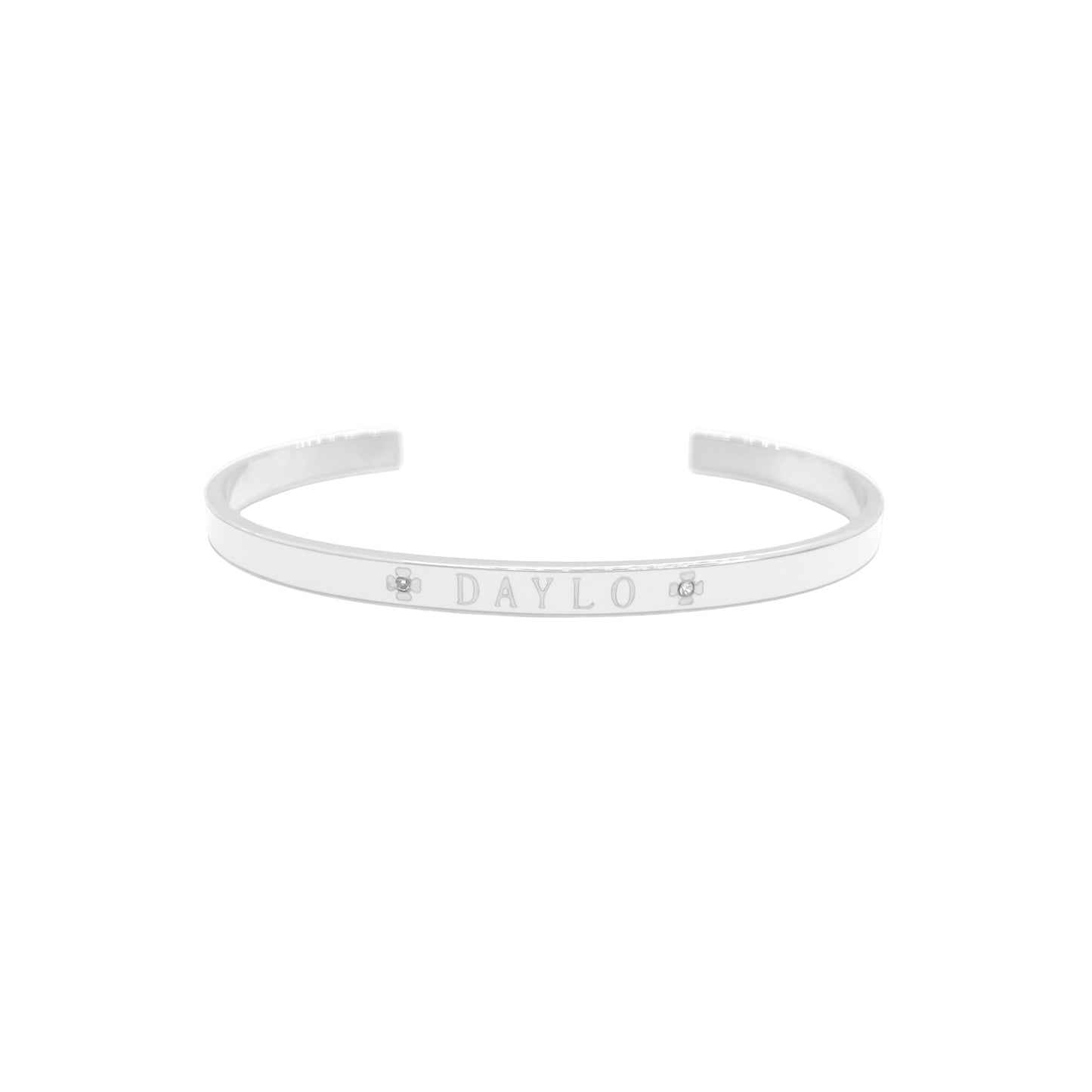 DAYLO Bracelet - Silver/White