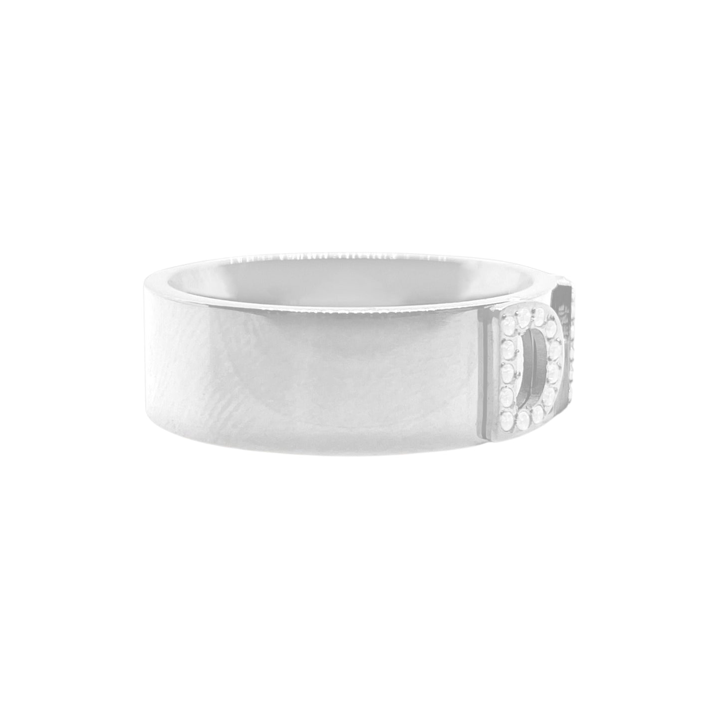DAYLO Signature Diamond Ring - Silver