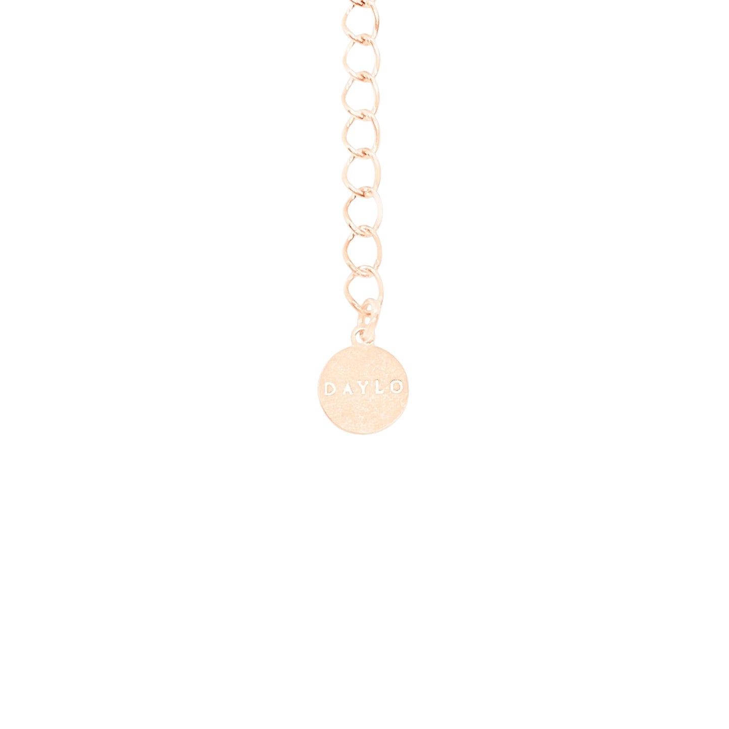 DAYLO Diamond Necklace - Rose Gold