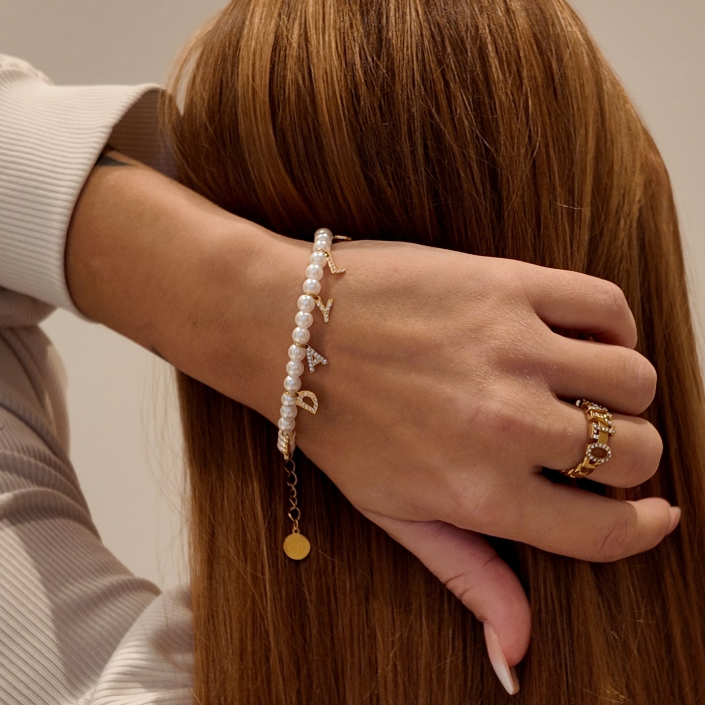 DAYLO Pearl Bracelet - Gold