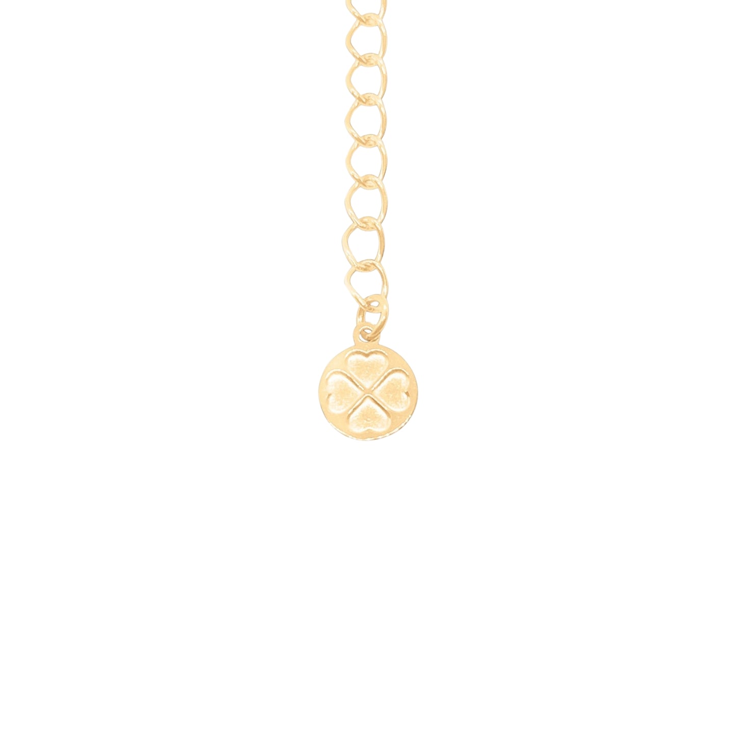 DAYLO Heart Necklace - Gold/White