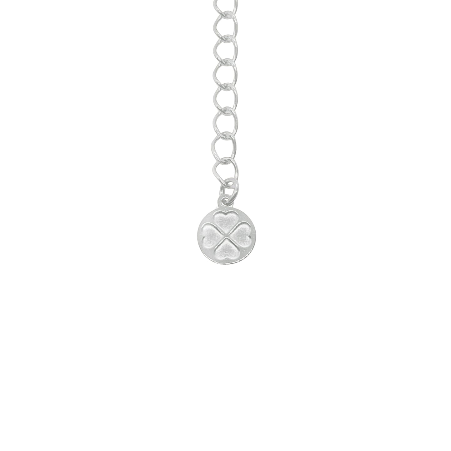 DAYLO Heart Necklace - Silver/White