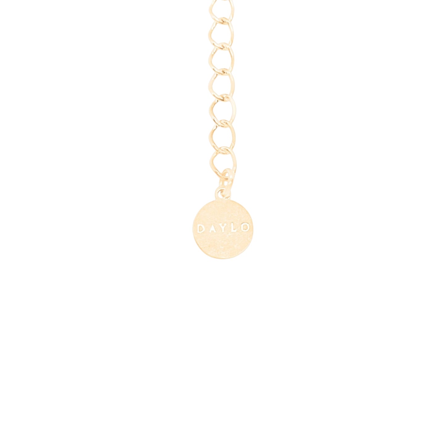 DAYLO Heart Necklace - Gold/White