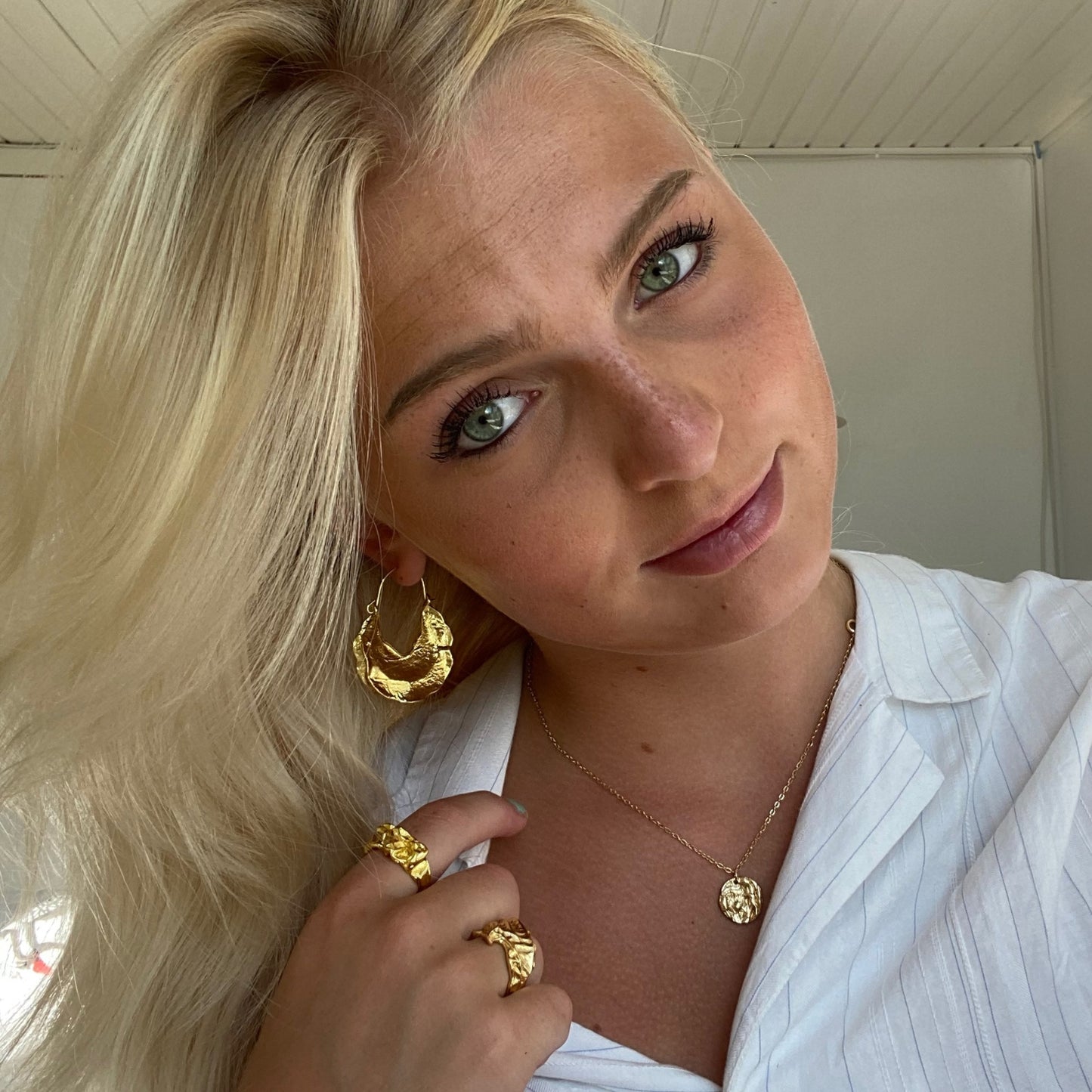 Elma Earrings - Gold