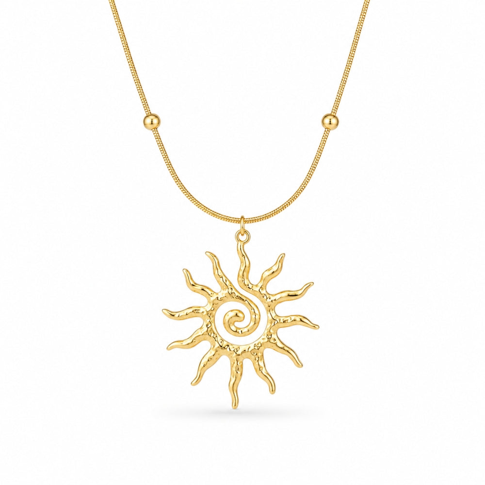 Ayla Zon Ketting - Goud