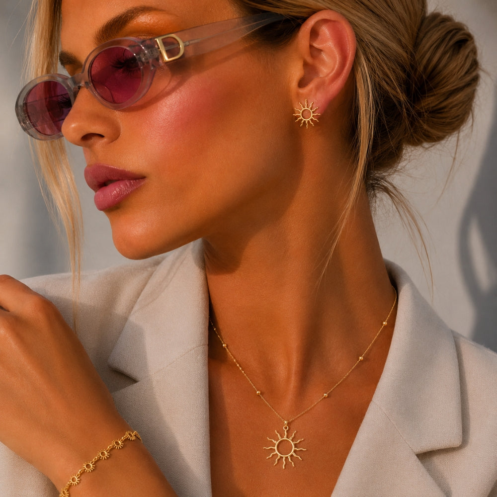 Ayla Øreringe - Guld