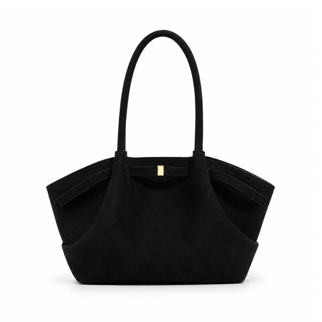 Noor Tasche - Schwarzes Leder