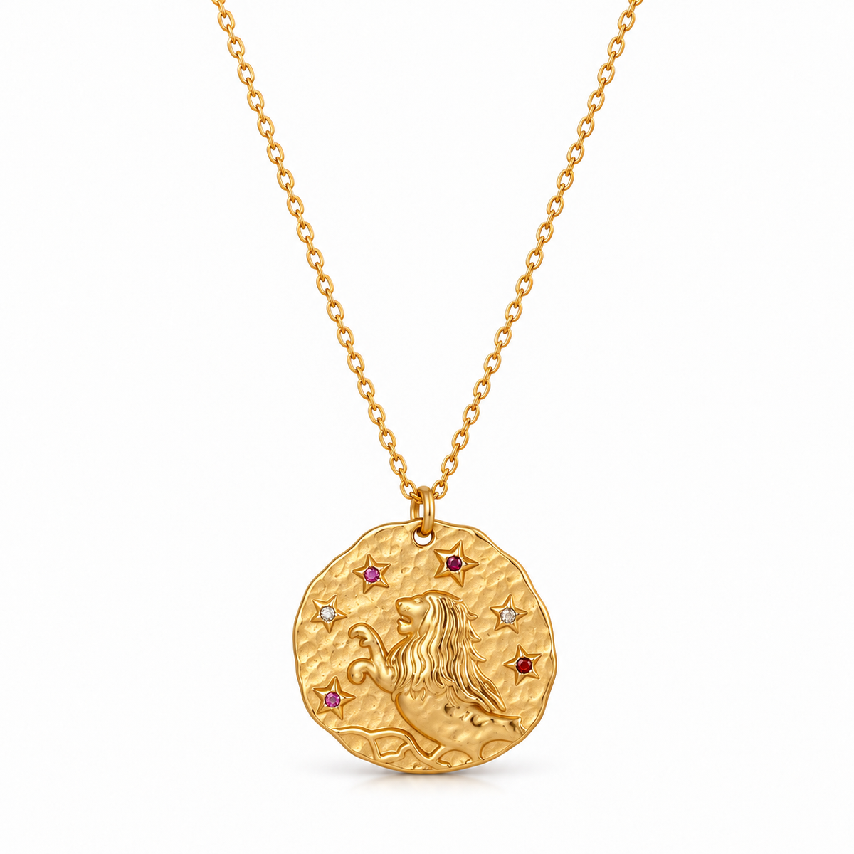 Celestia Sterrenbeeldketting - Zilver / Leeuw