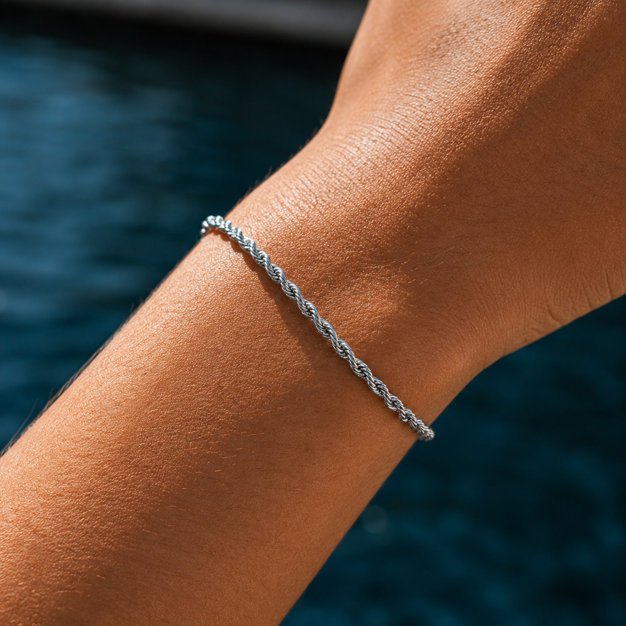 Reb ArmbÄnd - Rustfrit StÄl 3MM