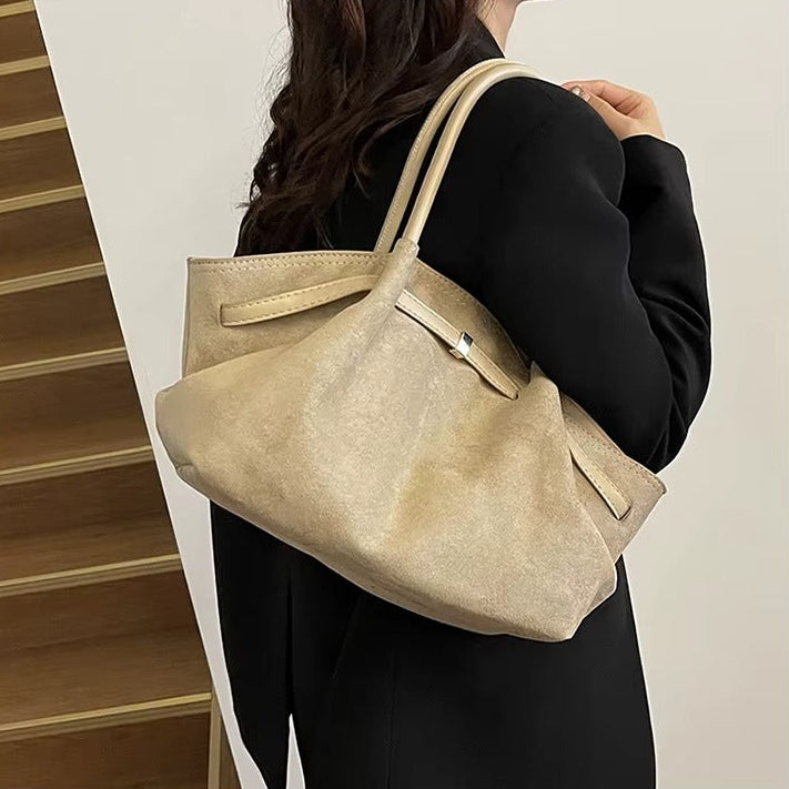 Noor Taske - Sand Læder