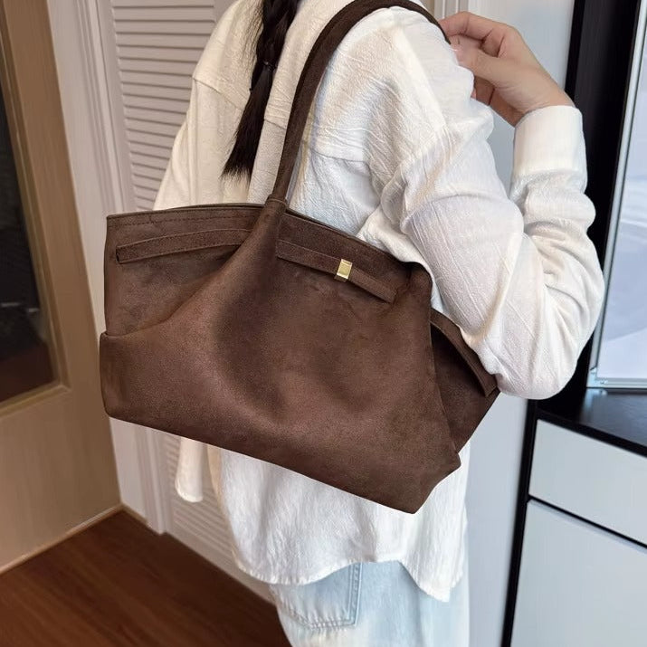 Noor Taske - Kaffe Læder