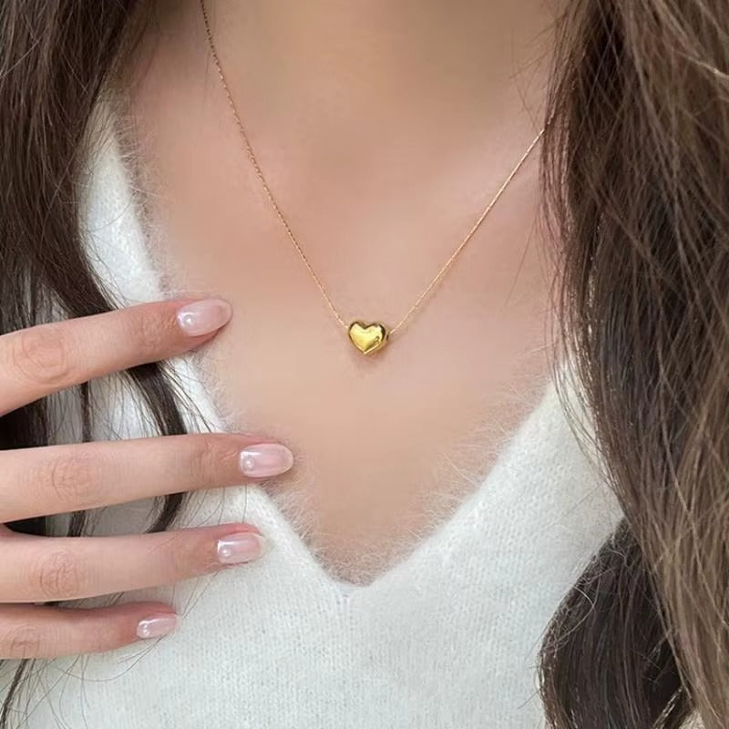 Heart Necklace Petit - Gold