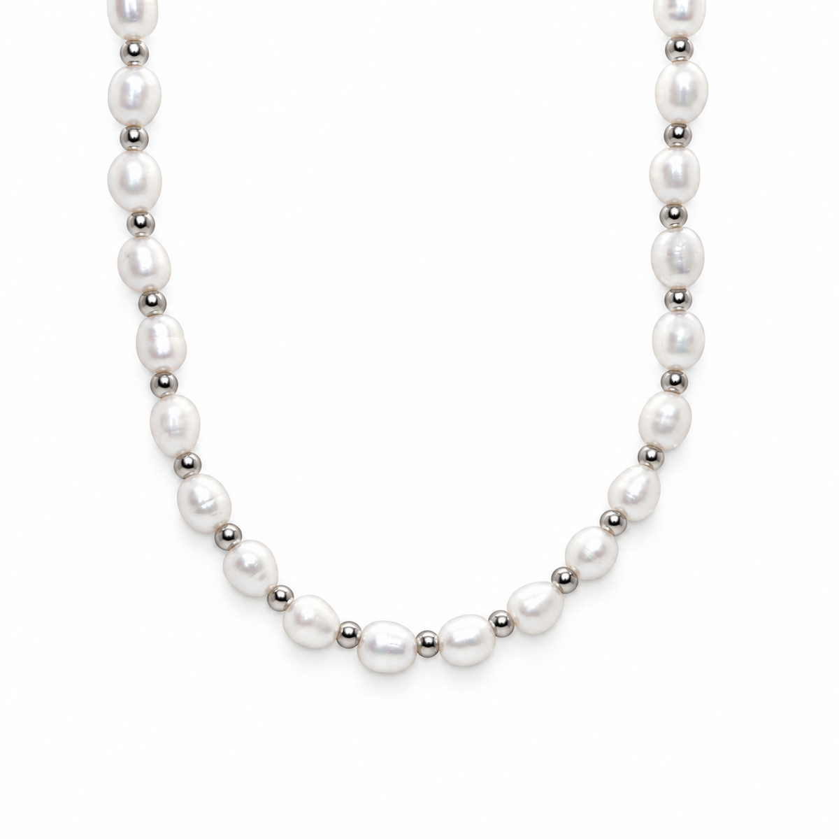 Zoey Parelketting - Zilver