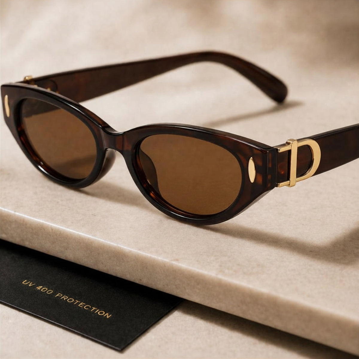 DD Solbrille - Mørke Brun