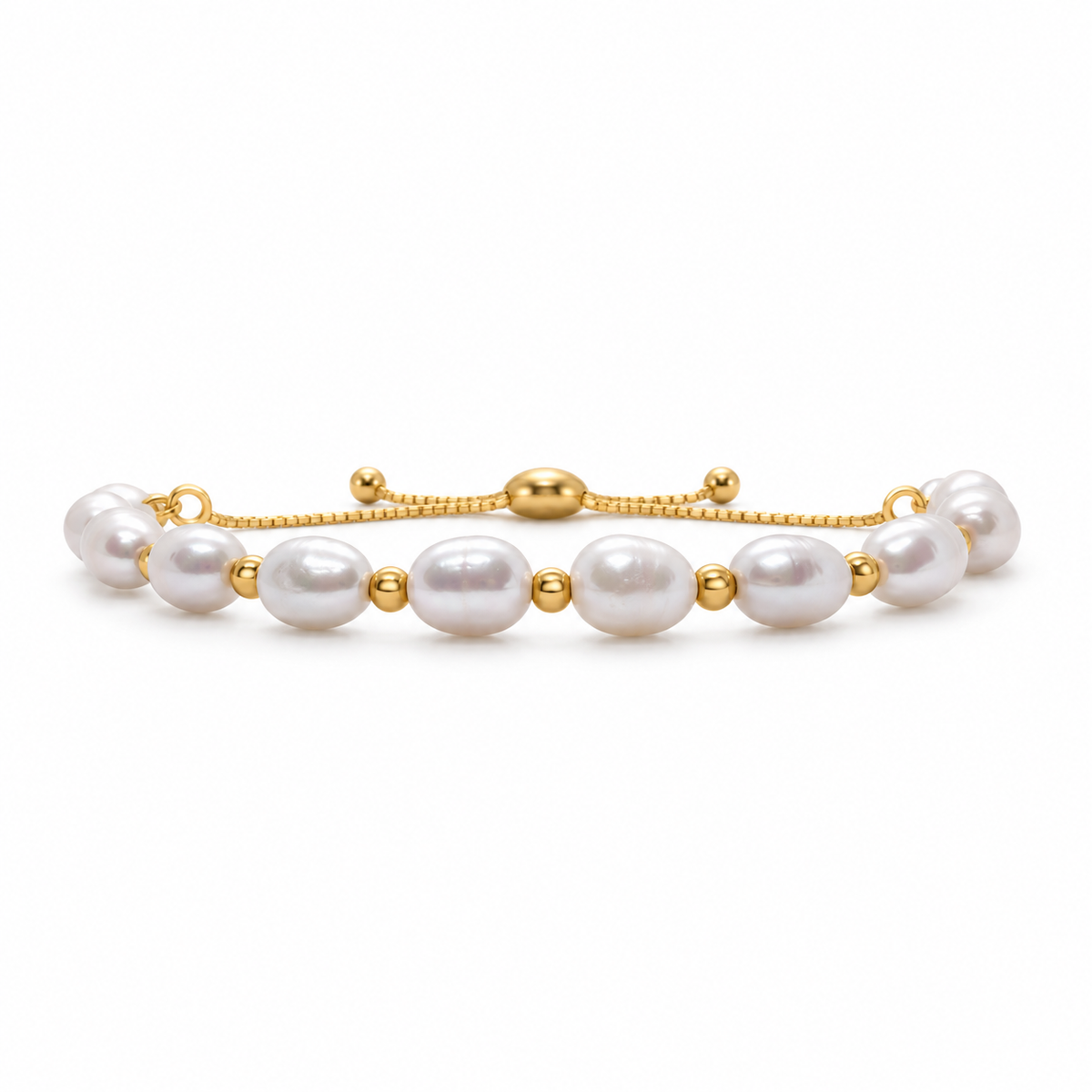 Zoey Perlenarmband - Gold