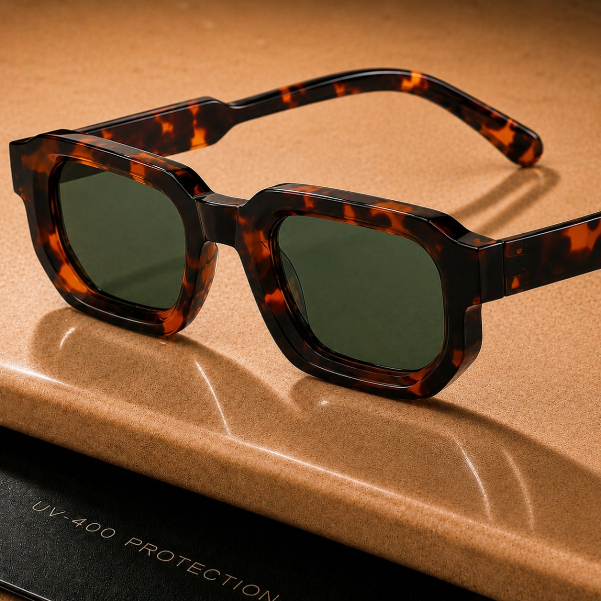 Aevor Sonnenbrille - Leopard Grün
