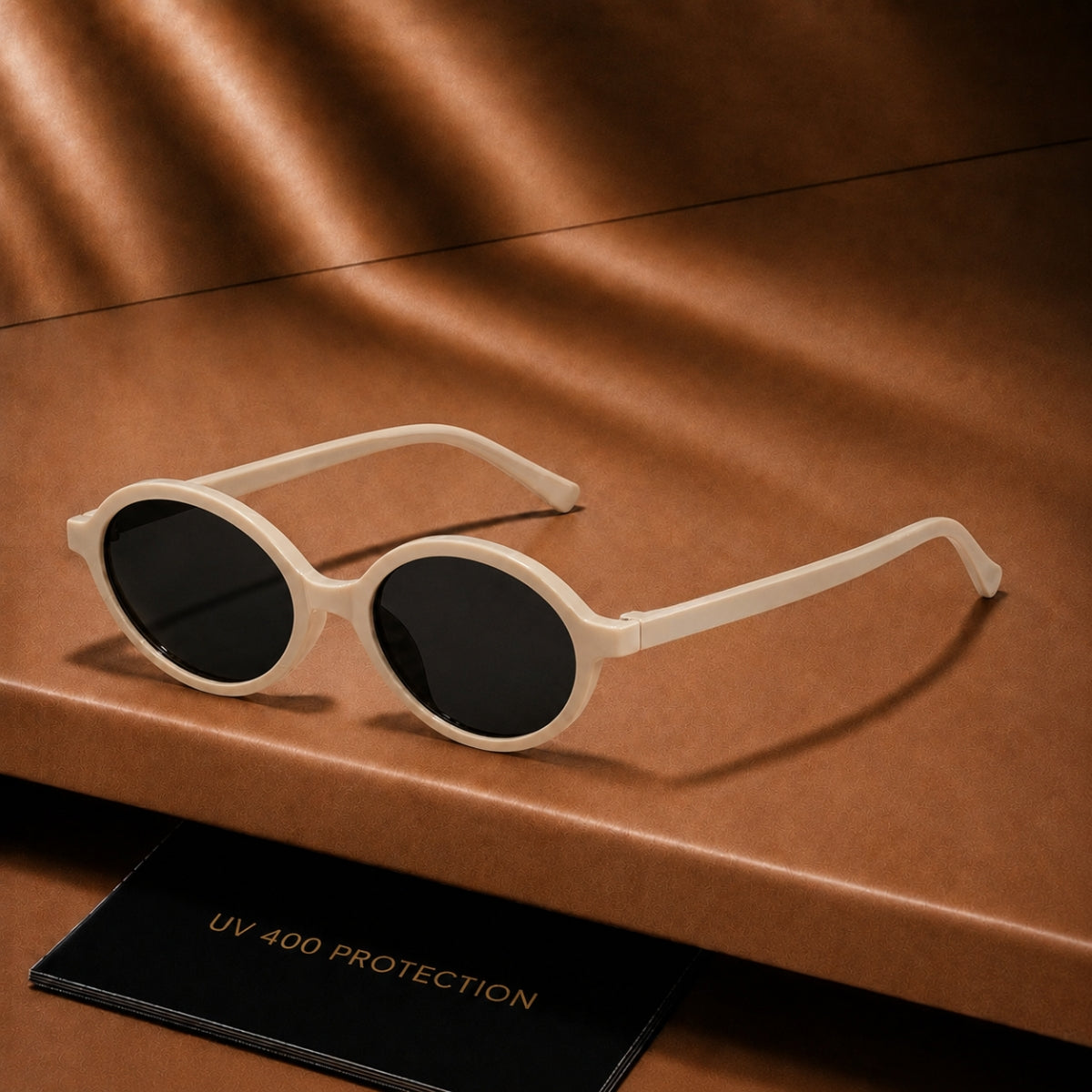 Solis Solbrille - Beige Sort