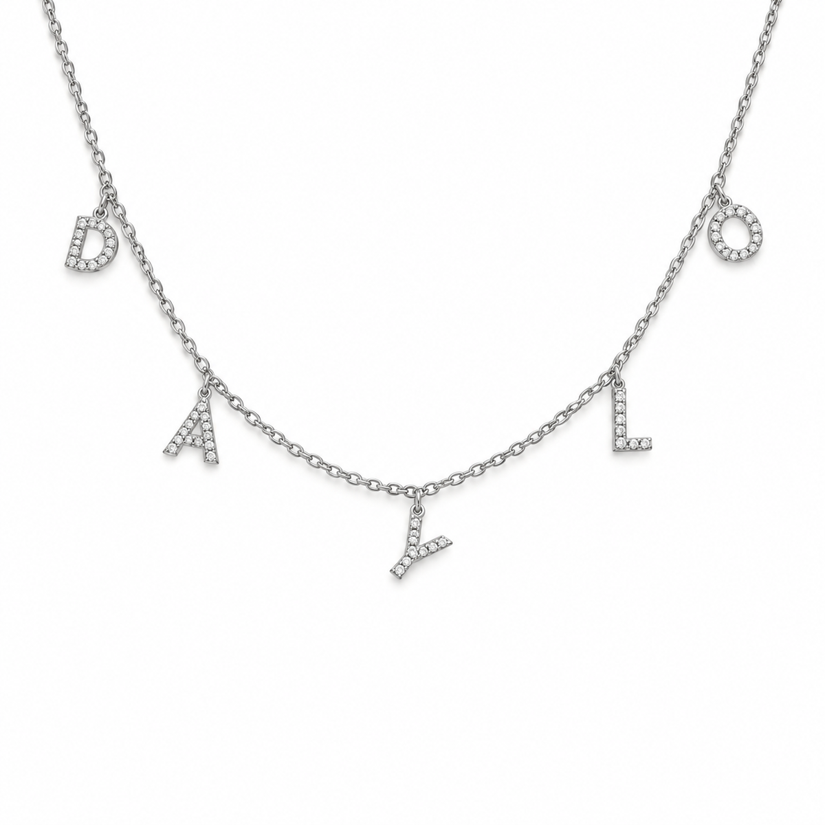 Diamanten Ketting - Zilver