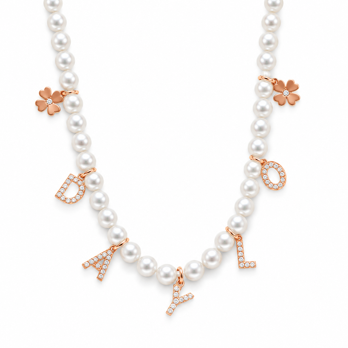 Parel Ketting - Roségoud