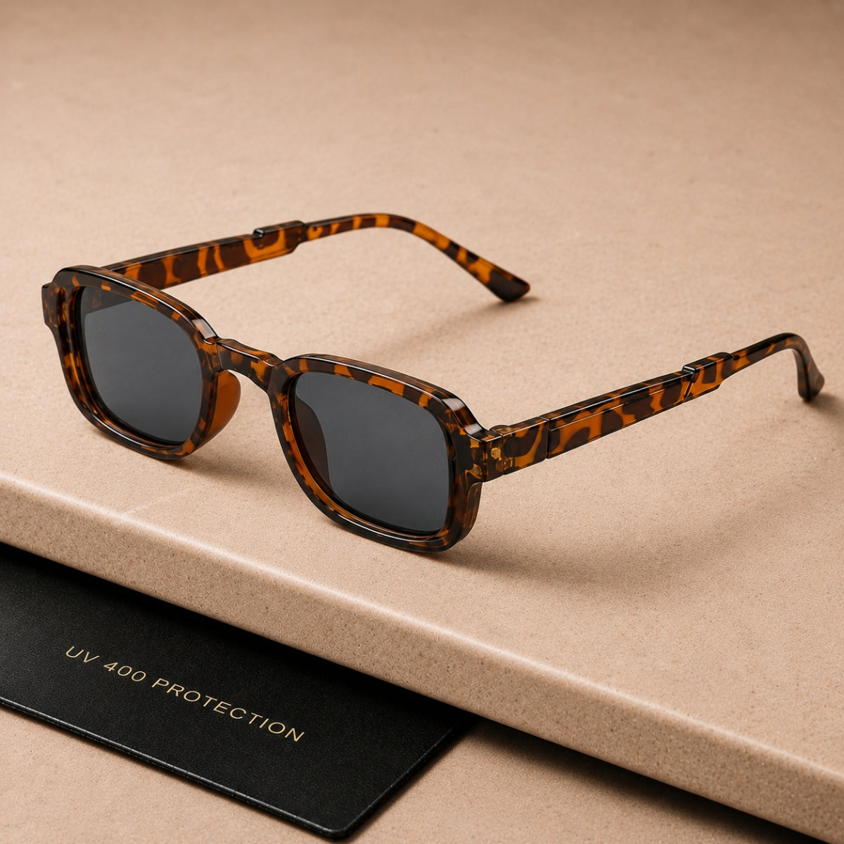 Selora Solbrille - Leopard Grå