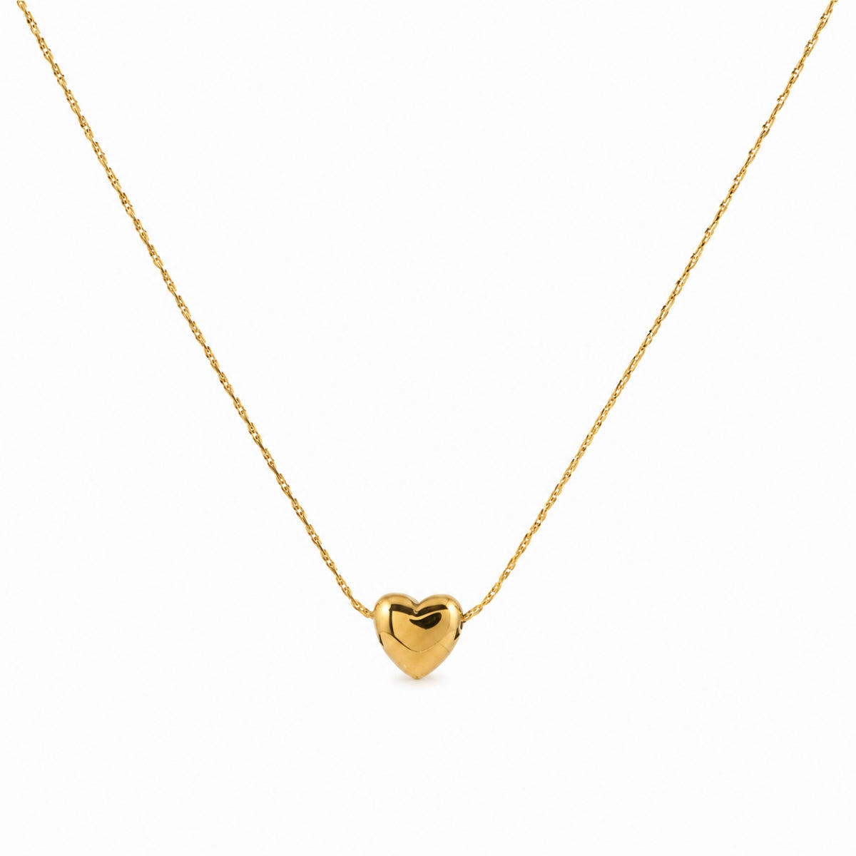 Hjerte Halskæde Petit - Guld