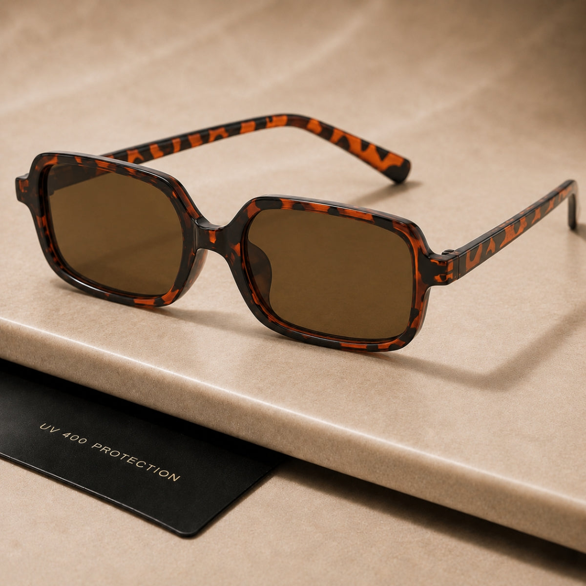 Seline Solbrille - Leopard Brun