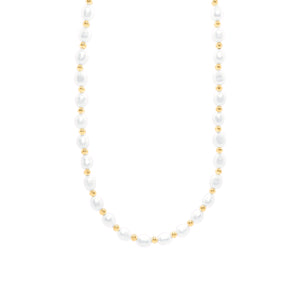 Zoey Pearl Necklace - Gold