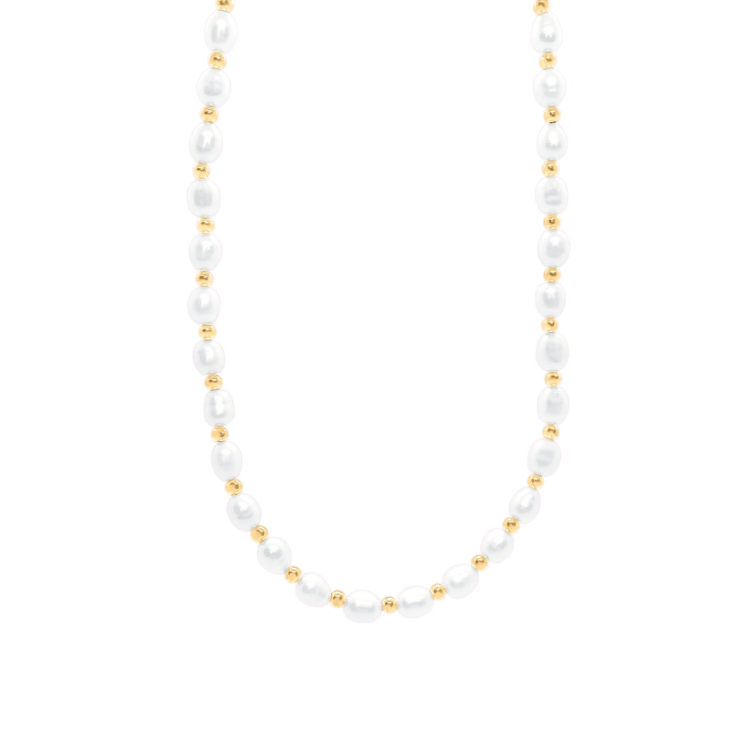 Zoey Pearl Necklace - Gold