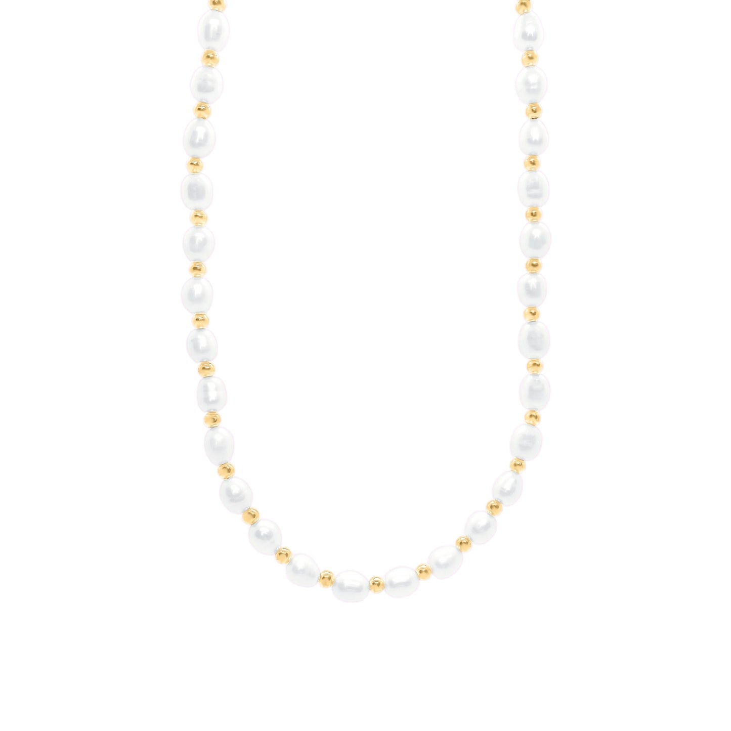 Zoey Pearl Necklace - Gold
