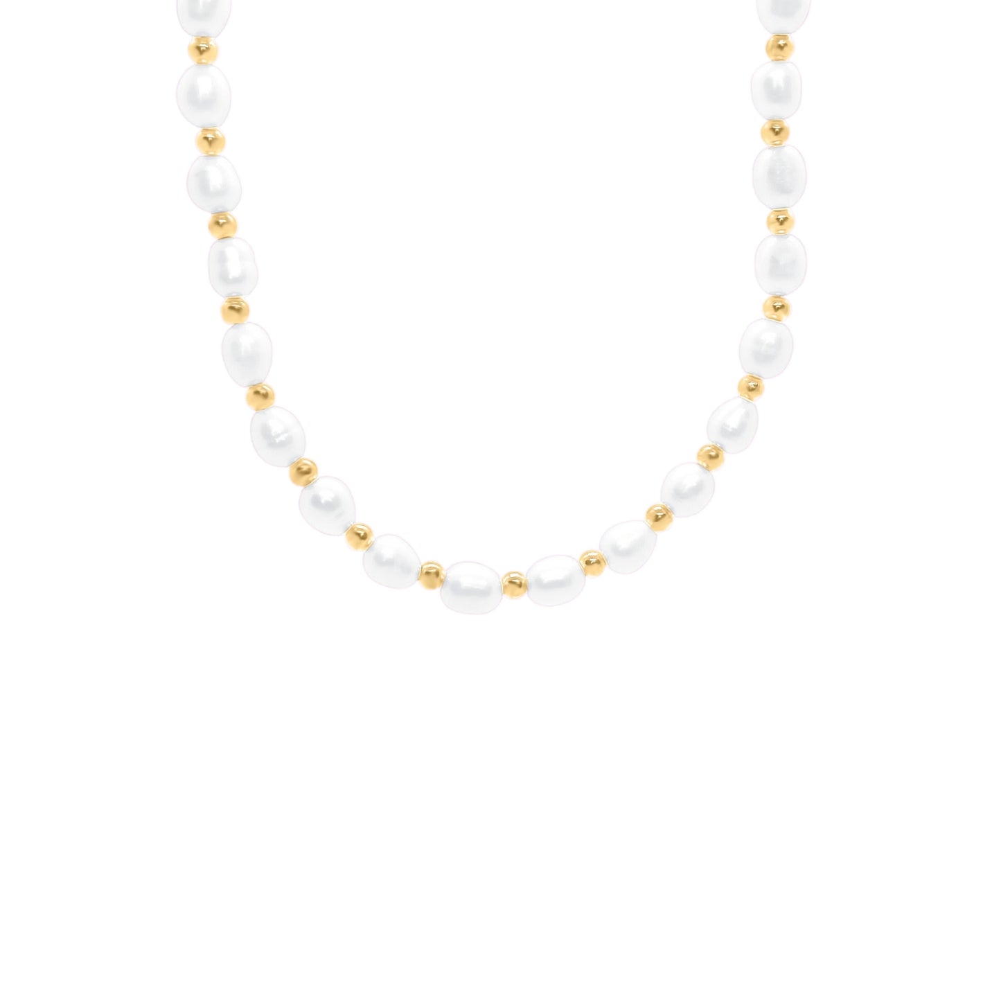 Zoey Pearl Necklace - Gold